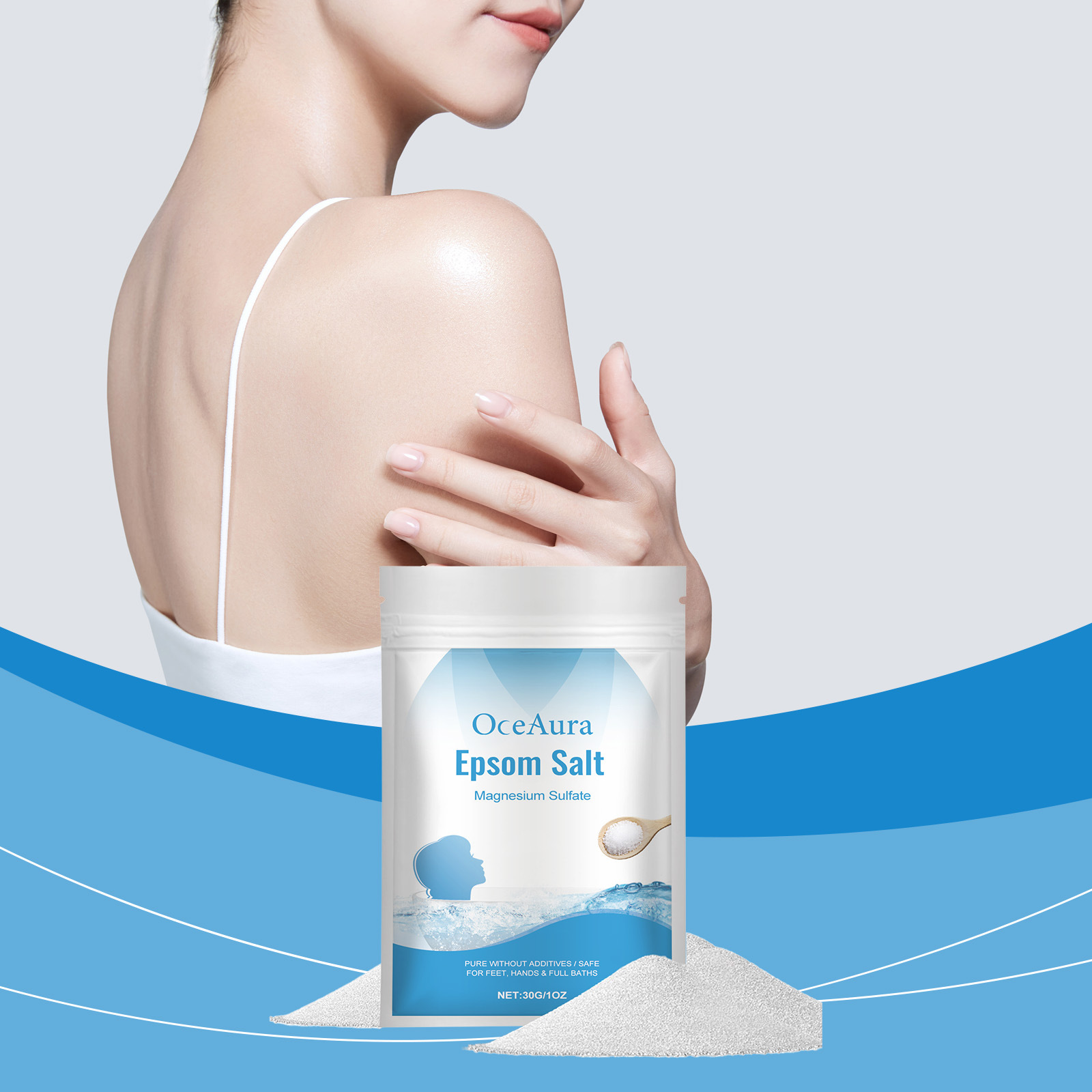 Bath Salts Magnesium - Sól epsomska siarka magnezowa nawilżająca złuszczająca