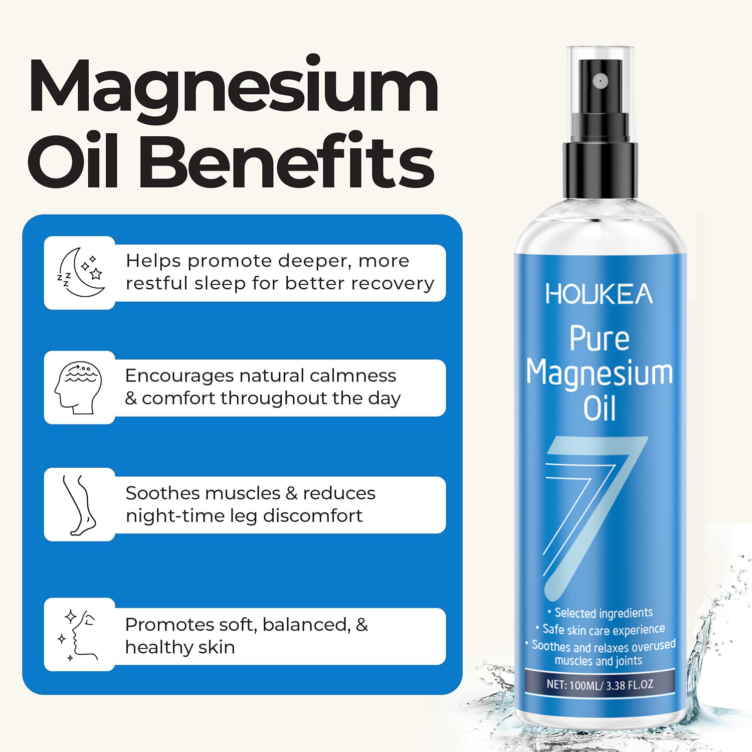 Czysty olejek magnezowy w spra – Bath Salts Magnesium recenzja i cena