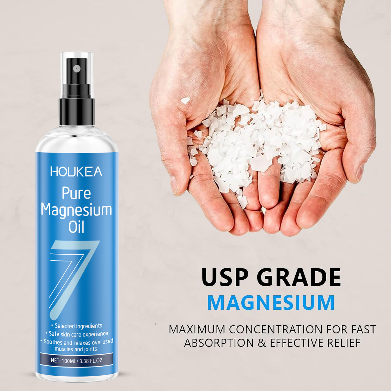 Czysty olejek magnezowy w spra – Bath Salts Magnesium recenzja i cena